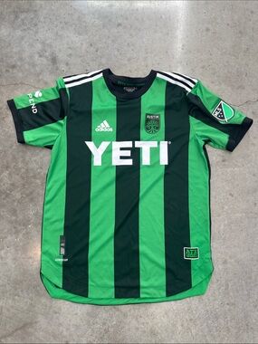 Austin FC Adidas Authentic Kleemann #19 ATX 2021 MLS Soccer Jersey